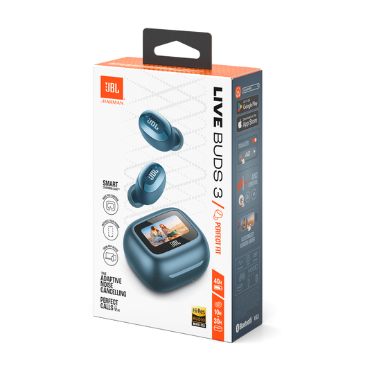 JBL Live Buds 3 - Blue - True wireless Noise Cancelling bud-type earbuds - Detailshot 15